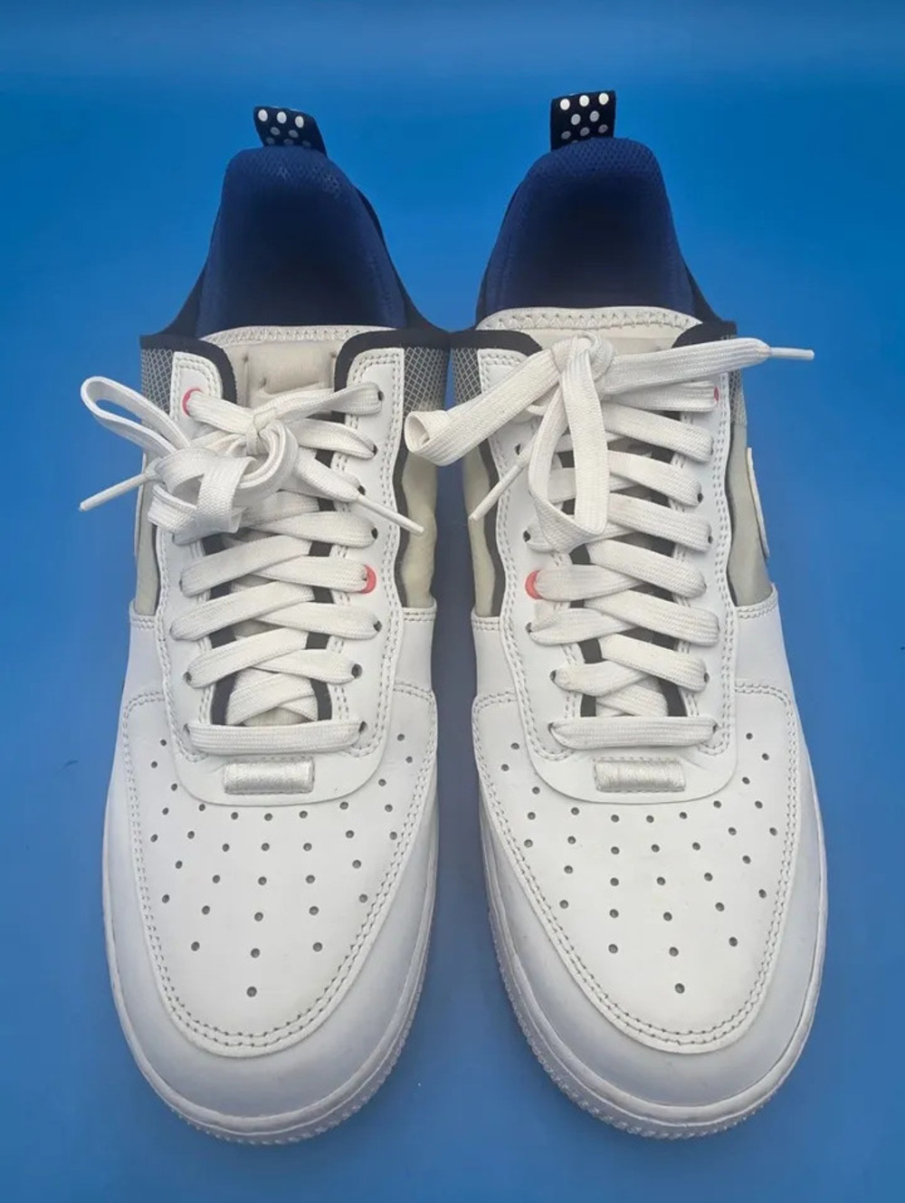 Nike Air Force 1 React Low "White Photo Blue" - Size 9 Men's